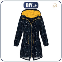 DÁMSKÁ BUNDA PARKA (ANNA) - SKVRNY (zelený) / černý - softshell