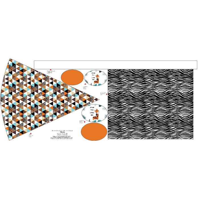First Grade Candy Cone - TRIANGLES / SPOTS - sewing set
