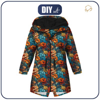 KIDS PARKA (ARIEL) - VINTAGE CHINESE FLOWERS PAT. 1 - sewing set (110/116)