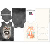 2-PACK - T-SHIRT DZIECIĘCY - BABY ANIMALS WZ. 2 - ZESTAW DO USZYCIA (104/110)