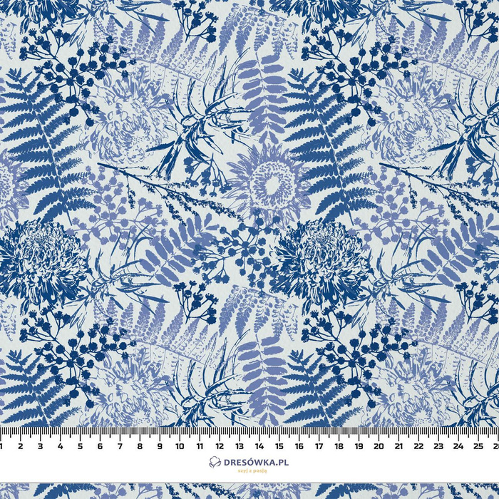 FERNS (Very Peri) - lycra 300g