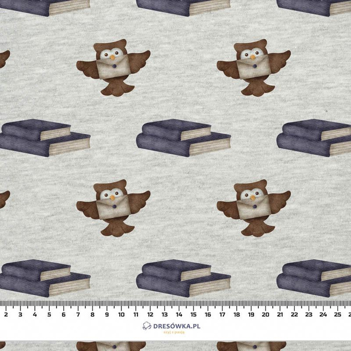 SOVY / knihy (KOUZELNÁ ŠKOLA) / M-01 Melír světle šedý