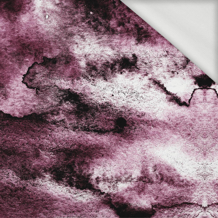 100cm AKWARELOWY MARMUR WZ. 1 - dresówka pętelkowa