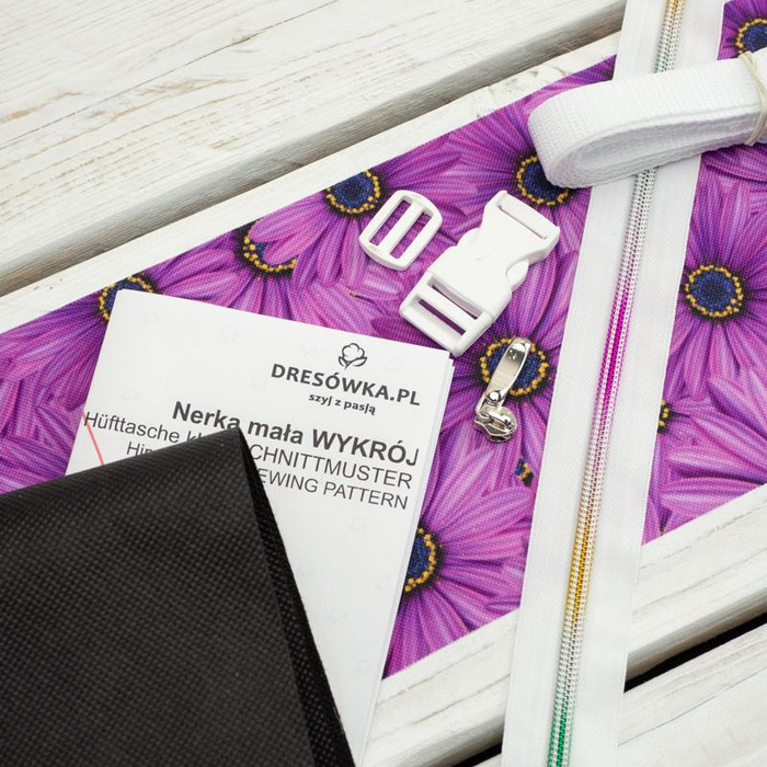 HÜFTTASCHE - GERBERA BLUMEN - klein