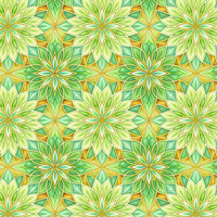 Stained Garden wz. 3/ lime cream