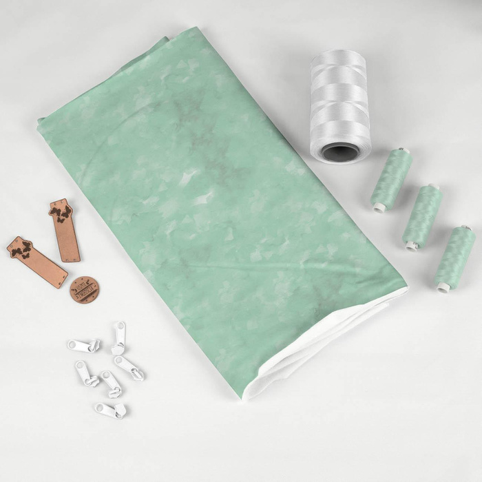 CAMOUFLAGE pat. 2 / mint - light brushed knitwear