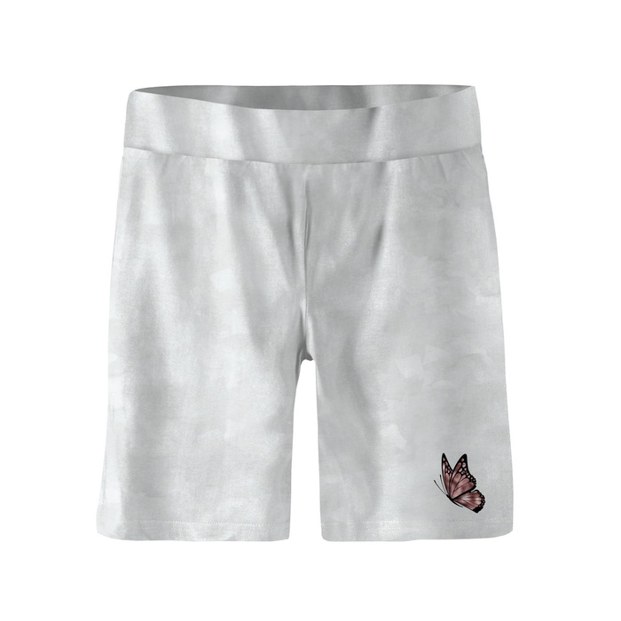 CHILDREN'S PAJAMAS "ADA" - BUTTERFLY pat. 3 (GLITTER BUTTERFLIES) - Bamboo Single Jersey with elastan (86/92)