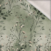 PASTEL FLOWERS WZ. 27 - Wintersweat angeraut mit Elastan ITY