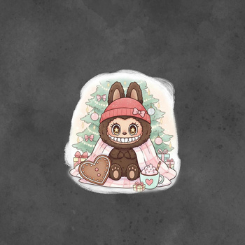 Creepy Cute Christmas WZ.5 -  PANEL (60cm x 50cm) light brushed knitwear