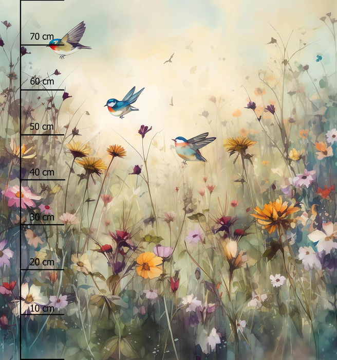 MAGIC MEADOW MS. 11 - Paneel (75cm x 80cm) Wasserabweisende Webware
