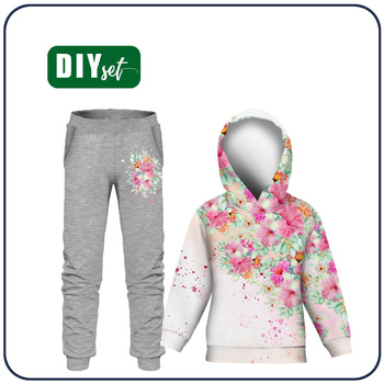 Jogginganzug für Kinder (OSLO) - STOCKROSEN M. 2 - Nähset (122/128)