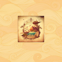 TRAVEL TIME MS. 11 - Paneel (60cm x 50cm) SINGLE JERSEY