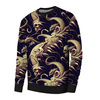 MEN’S SWEATSHIRT (OREGON) BASIC - DRAGON SKULLS - sewing set