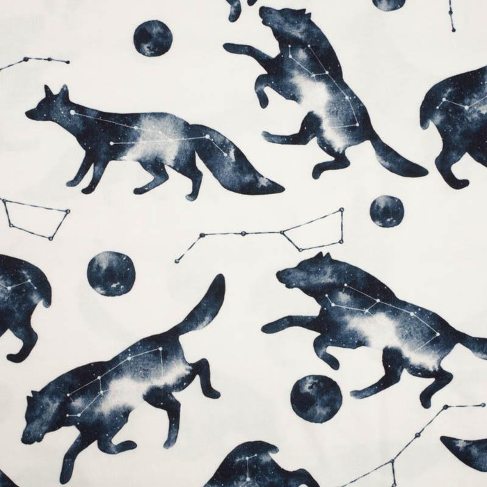 FOREST ANIMALS (GALACTIC ANIMALS) - Cotton woven fabric