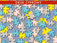PUZZLE / grau-blau - Viskose-Jersey WE210