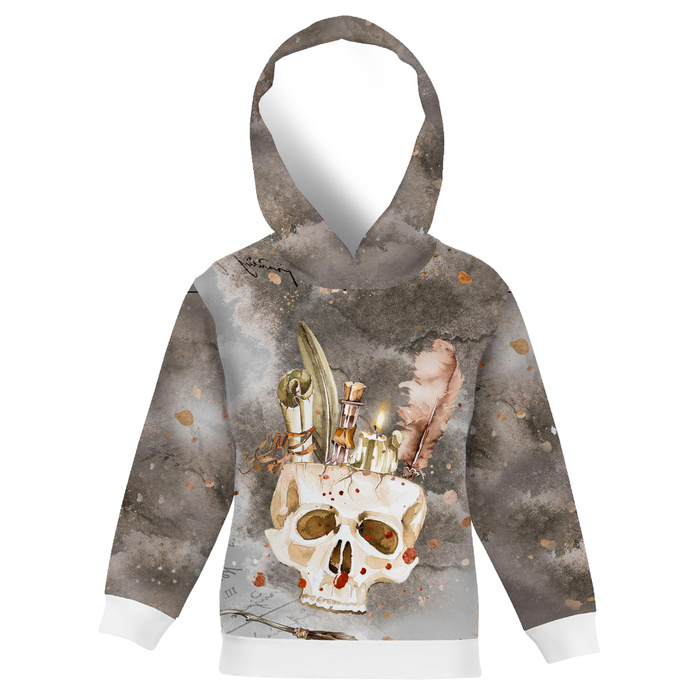 SKULL (MAGIC) - panel (60cm x 155cm) looped knit 