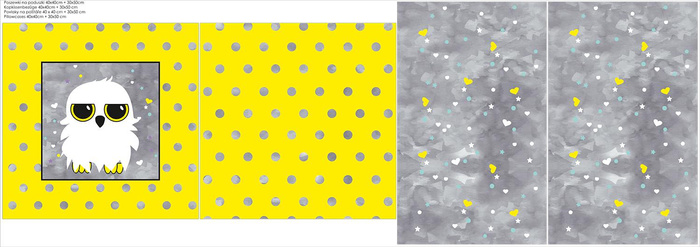 OZDOBNÉ POLŠTÁŘE - SOVIČKA KRISTÝNKA