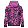 CLASSIC WOMEN’S HOODIE (POLA) - NEON ZEBRA PAT. 1 - sewing set L