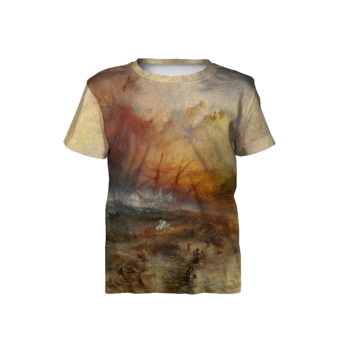 KINDER T-SHIRT- DAS SKLAVENSCHIFF (William Turner) - Nähset (140/146)
