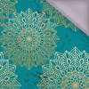 MANDALA pat. 5 / emerald - softshell