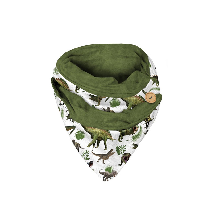 BUTTON SCARF - DINO PLANTS - sewing set