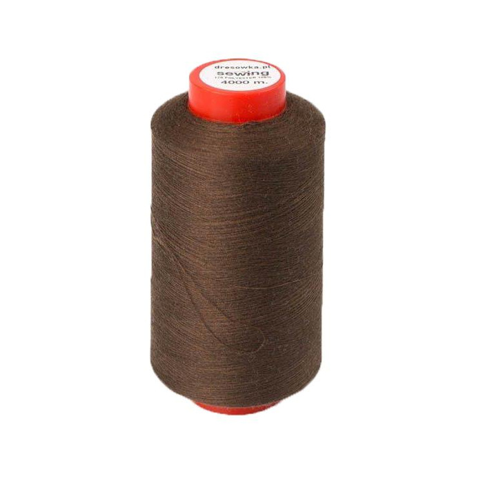 Faden 4000m overlock - braun