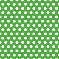 WHITE DOTS / green  - Woven Fabric for tablecloths