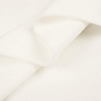 Thick looped knit 290g - Cloud Dancer/ ECRU (D-02)