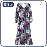 WICKELKLEID MIT RÜSCHEN (ABELLA) - EXOTIC ORCHIDS M. 4 - Nähset XL