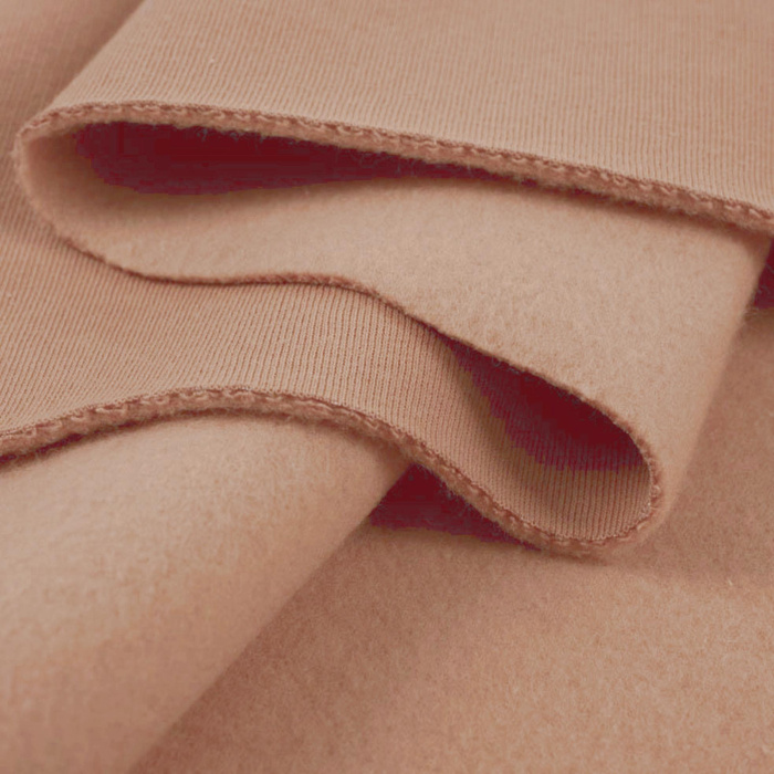 M-19 CAFE LATTE - thick brushed sweatshirt D300