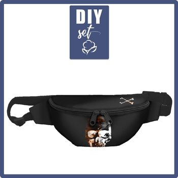 HIP BAG - SKULL pat. 3 - small