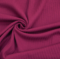 Thin ribbed knit HARMONIA 220g - PURPLE (D-65)