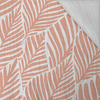 LEAVES WZ. (apricot) - Cotton muslin
