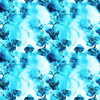 ALCOHOL PASTEL INK wz.7 blue - Cotton muslin