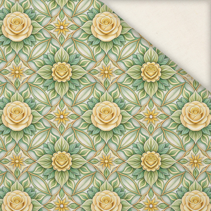 Stained Garden wz. 9 (FLOWERS) - Leinen 100%