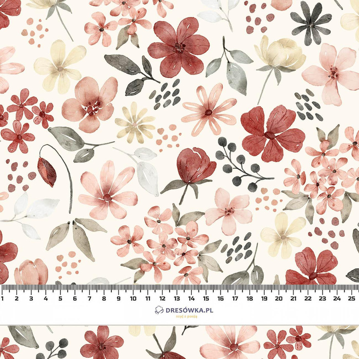 FLOWERS MIX pat. 2 - Viscose jersey