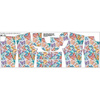 KID`S SHORTS (RIO) - PAPER BUTTERFLIES - looped knit fabric (86/92)