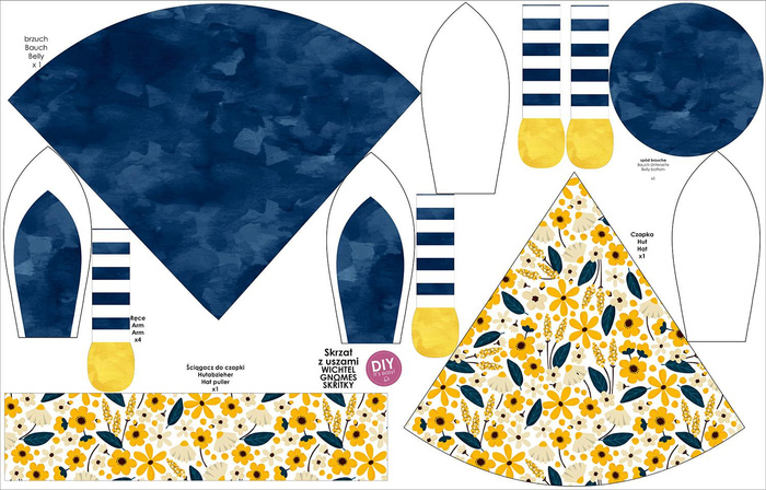 BUNNY EAR GNOME - SUNFLOWER - DIY IT'S EASY