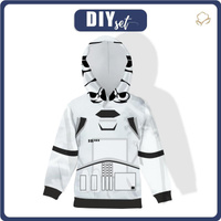 STORMTROOPER’S  HOODIE - looped knit fabric (98/104)