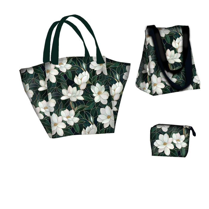 XL bag with in-bag pouch 2 in 1 - STAINED GLASS WZ.19 - sewing set