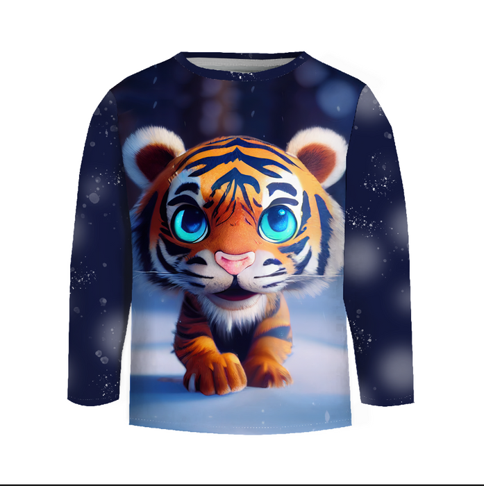 Longsleeve - ANIMATED JUNIOR TIGER - sewing set
