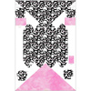 KID'S CAP AND SCARF (MOUSE) - PANDAS / pink 44-47