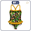 Girl's swimsuit - MINI PARADISE FRUITS pat. 2 (PARADISE GARDEN) 110-116