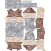 PÁNSKÁ MIKINA S KAPUCÍ (COLORADO) - AKOSMICKÁ LOĎ (CESTA DO VESMÍRU) / pruhy - SILNÁ TEPLÁKOVINA XXXL