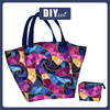 XL bag with in-bag pouch 2 in 1 - STAINED GLASS WZ.24 - sewing set