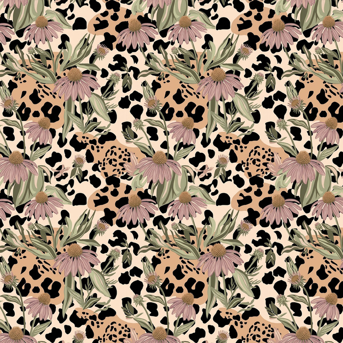 ANIMAL PATTERN WZ. 10 - Hydrophober angerauter Wintersweat