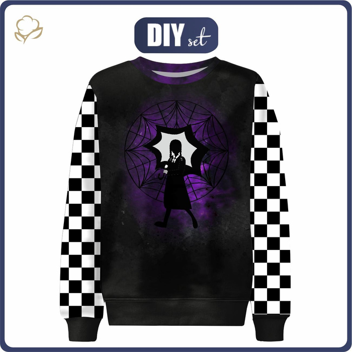 KINDER SWEATSHIRT (NOE) - WEDNESDAY m. 12 - Nähset