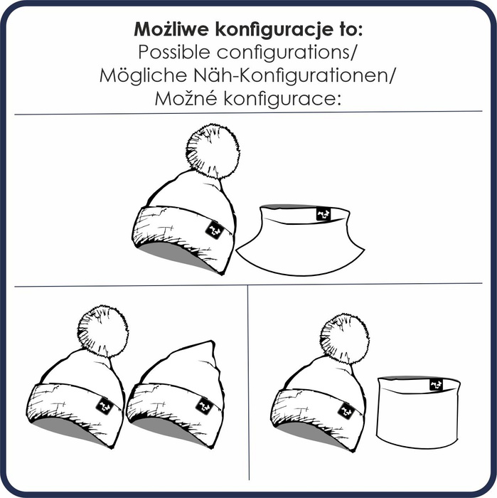 MODERN MINT - Mütze und Loop kreatives Nähset