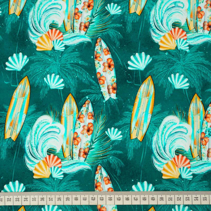 SURFBOARDS AND WAVES - looped knit 