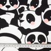 PANDAS / rosa  - leichte Maschenware angeraut